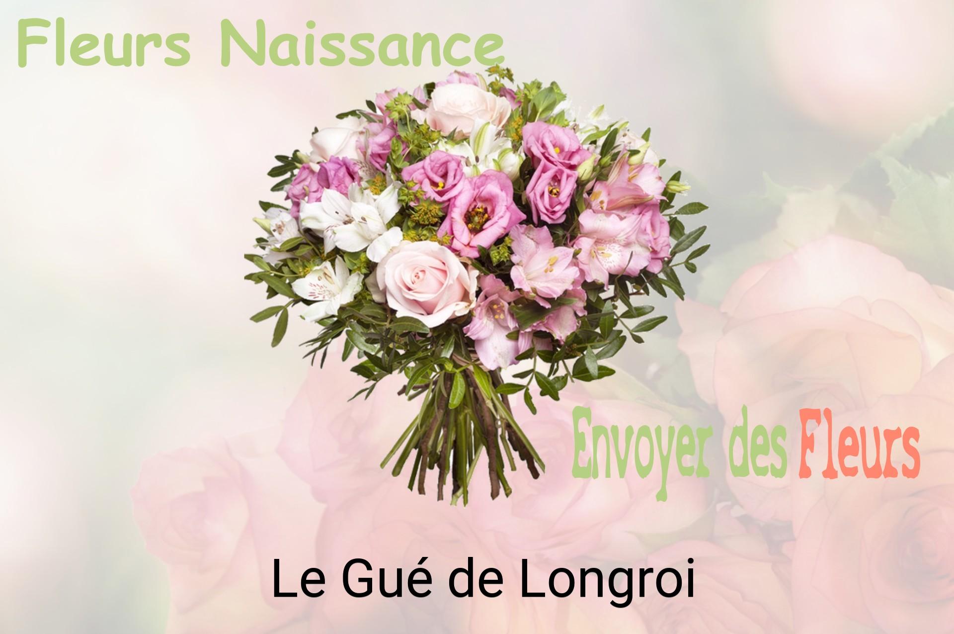 Bouquet de fleurs de naissance livré à Le Gué-de-Longroi
